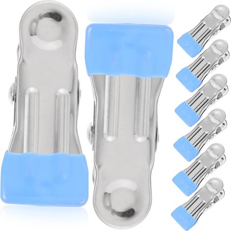 Jeu de 30 clips de fixation en acier inoxydable pour couverture d'hiver de piscine, clips robustes et résistants au vent, adaptés aux couvertures de piscines hors sol, sûrs et stables. (1/5)