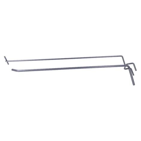 Gancio forchetta semplice asics con portalettere 3 mm 350 mm