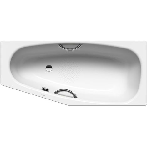 Kaldewei Badewanne Mini Star Kombi.-Form 430x750x1570mm Links 110l Alpinweiß m. Antislip, GL, ÜL, o. PEFF (1/3)