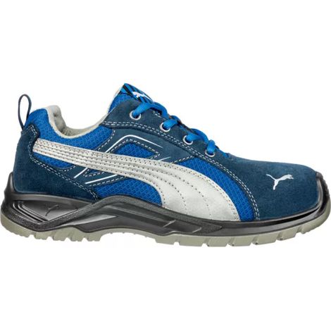 PUMA Omni Blue Low SRC 643610-40 Chaussures de sécurité S1P Pointure (EU): 40 bleu, argent 1 pc(s) S115761 (1/5)