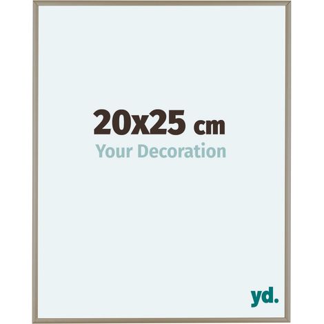 yd. - Cadre photo 20x25 - Champagne - Aluminium - Kent