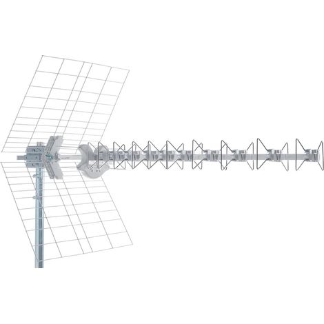 Bikonische Antenne UHF-Band Fracarro BLU10HD 5G F-Stecker 10 Elemente 217915 (1/4)