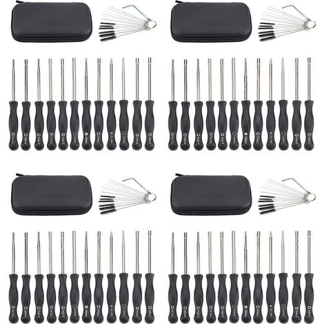 Kit de réglage de carburateur en 48 pièces, compatible avec les mini-débroussailleuses, tondeuses à gazon et tronçonneuses à deux temps. (1/5)