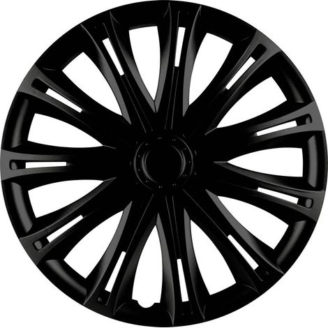 HP Autozubehör Copri ruota R14 Nero 4 pz.