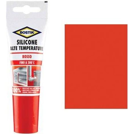 SILICONA ALTA TEMPERATURA BOSTIK 60 ml - Rojo