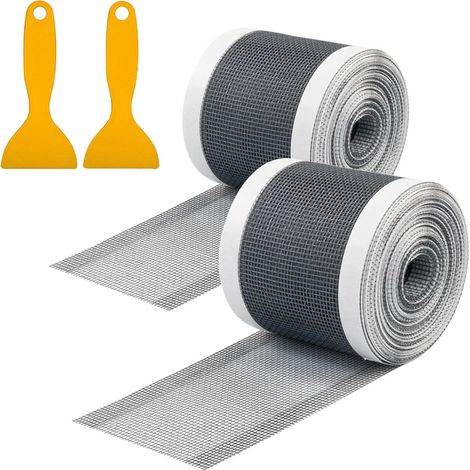 2 pezzi - 7 cm x 10 m - Adesivi per scarichi a pavimento - Adesivi raccogli-capelli - Filtro doccia - Autoadesivi (1/5)