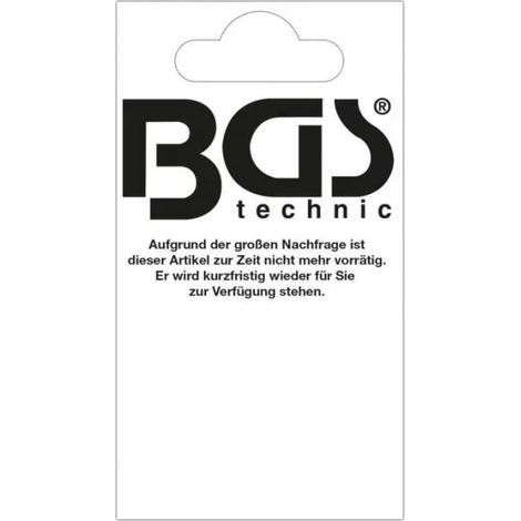 Planogramme bgs-technic für Wanddisplay 52x98 mm Pack 12