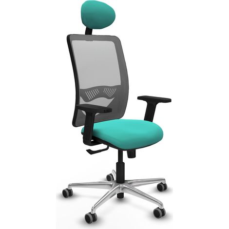 Silla de oficina piqueras y crespo Zulema negro brazos ajustables (1/2)