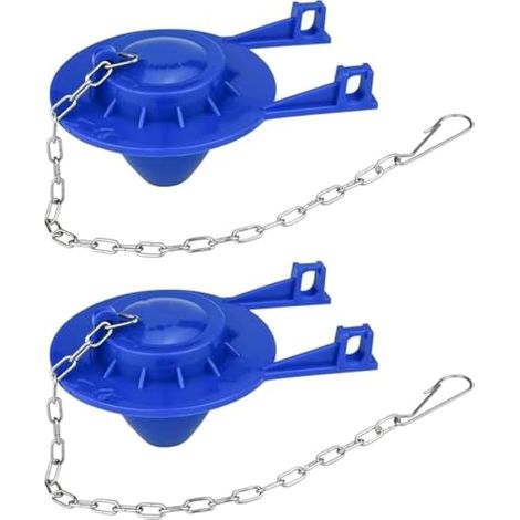 Lot de 2 clapets de rechange universels de 5,1 cm, compatibles avec le réservoir de toilette standard américain, économie d'eau, clapet haute performance, facile à installer (1/5)