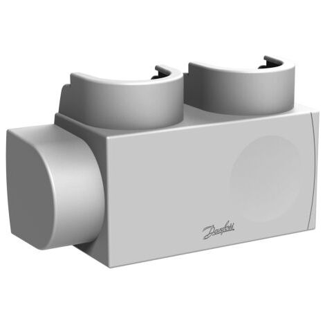 Danfoss Kunststoffabdeckung für VHS-DV Eck, Fühler rechts in RAL 9016, Heizkörper 1/2'', 013G7973