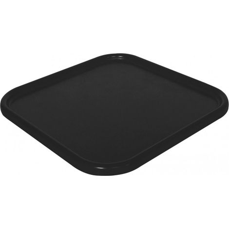 Bac à ciment carré noir 1 m x 1 m - Mondelin