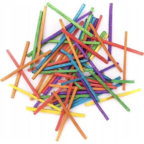 Bunte Microsticks für Papageien RABBIT - DIY Ersatzteile 500 Stück (1/3)