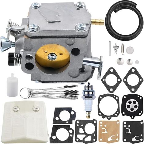 Carburateur pour Husqvarna 61 266 268 272 272XP tronçonneuse Carb 503 28 03-16 574331601 503 44 68-01 503 44 72-03 503280407 503280304 503280114 pour Tillotson HS254B tronçonneuse à Essence (1/5)