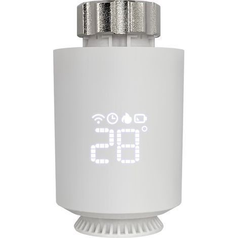 Vanne de radiateur intelligente Vanne thermostatique intelligente Thermostat intelligent contrôlé par APP mobile (1/5)