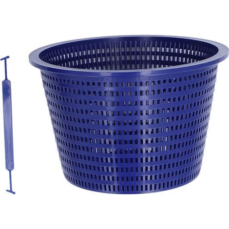 Pool Skimmer Basket,20.5 cm Round Skimmer Basket for Skimmer,Sieve Basket Skimmer Cleaner,Plastic Filter Basket for Trapping Leaves,Hair (1/5)