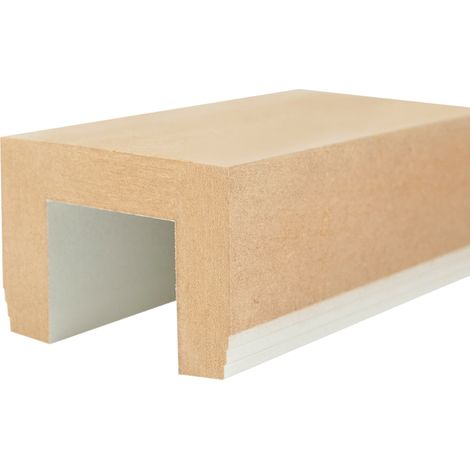Canaletto doppio classico idrofugo in mdf mm 30x30 da ml 1.85