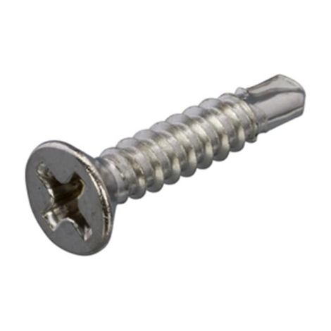 Bohrschrauben Edelstahl mit Bohrspitze 4,2 x 32 mm Senkkopf