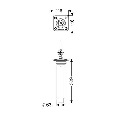 KIT DE TRANSFORMATION SONDE DE NIVEAU KESSEL 681042