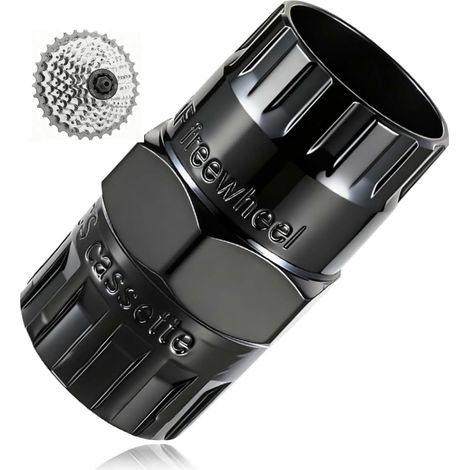 Extracteur de cassette 2 en 1 pour vélos, outil pour retirer les cassettes Shimano et les roues libres à 12 dents. (1/5)