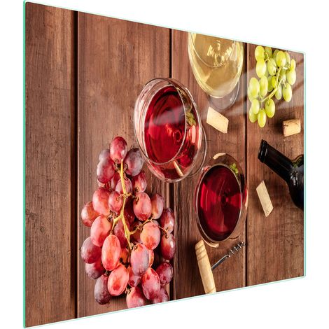 TAGLIERE IN VETRO 52x30 VINO (1/5)