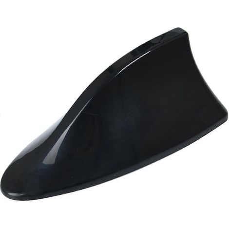 Antenne aileron de requin pour toit de voiture, antenne radio automobile avec base-17X7CM-Black