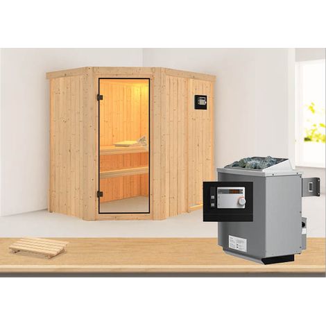 Carin Eck,9KW ext.Strg easy bronzierte Ganzglastür