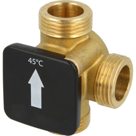 Vanne de charge thermique 3/4’’ FM avec température d'ouverture +45 °C