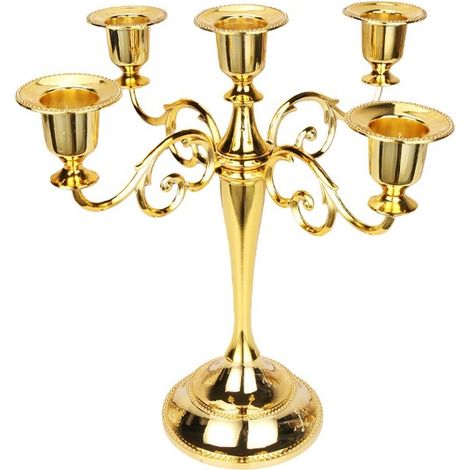 Élégant chandelier de style européen en alliage de zinc pour une décoration romantique (1/4)