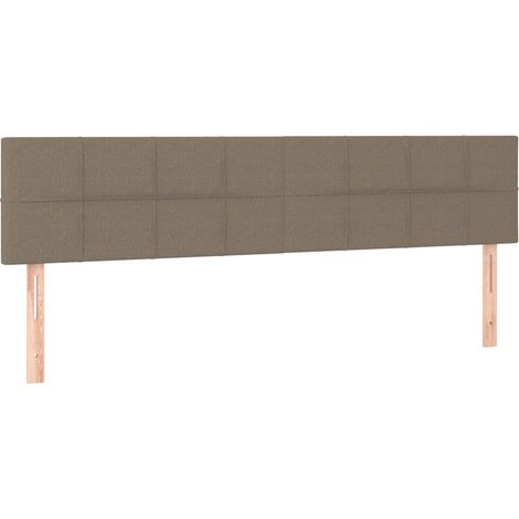 Maison Exclusive - Testiera Tortora 200x5x78/88 cm in Tessuto