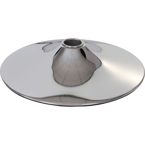 Fußplatte Fuß Fußteller für Barhocker Loungesessel, chromoptik Ø 41cm (1/5)