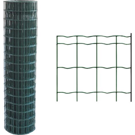 RETE ELETTROSALDATA PLASTIFICATA 76,2 x 63,5 Filo Ø mm. 1,6/2 - H. cm 200 x mt. 25 - SIDEX
