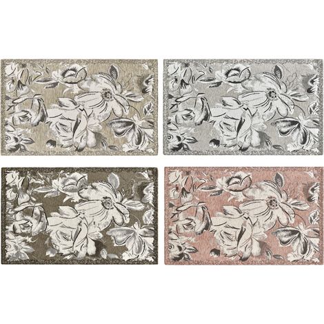 Tappeto Arredo Salotto Antiscivolo Scendiletto Camera Dis. Aster By Suardi, misura140x200coloreFango