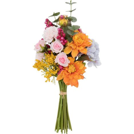 Bouquet de Fleurs Artificielles "Hortensia" 53cm Multicolore