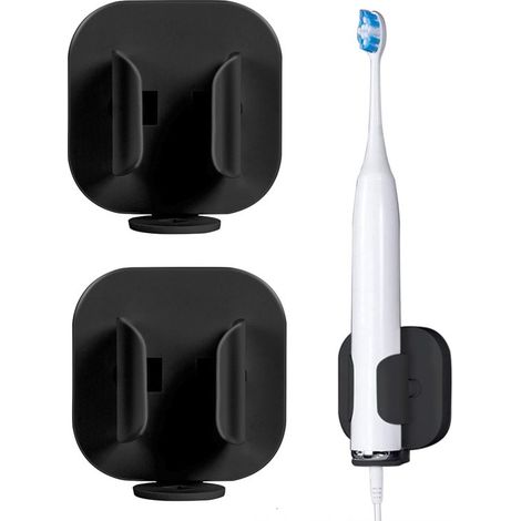 Zahnbürstenhalter Elektrischer Zahnbürstenhalter Selbstklebender Wandhalter Selbstklebend 2 Stück Zum Aufhängen für Oral B Zahnbürsten Universell (1/5)