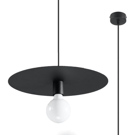 Lampada a sospensione Celtio 1 E27 nera Lumilo 08.315.53 (1/5)