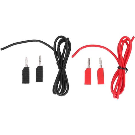 Bananenstecker-Prüfleitung, Messing-PE-Multimeterleitungen, elektrisches Prüfkabel für LKW-Batterien, 4 mm