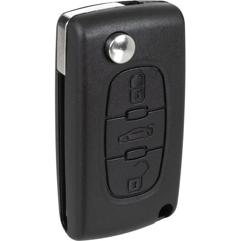 Citroën Berlingo C2 C3 C4 C5 C6 C8 DS3 DS4 Jumpy Xsara Picasso Peugeot 207 307 308 407 607 807 Expert Partner carcasa de control remoto 3 BOTONES (1/5)