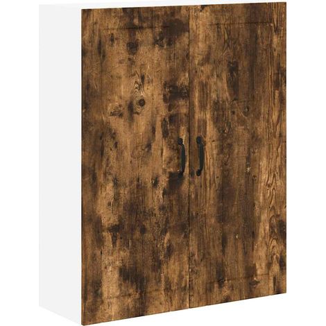 Meubles de Rangement,Armoire de cuisine avec étagère Chêne fumé 80 x 31 x 100 cm CFW349888 (1/5)