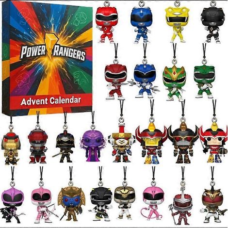 Calendrier de l'Avent surprise de la NASA, série Voiture de luxe - Décoration de sapin de Noël, pendentif acrylique à collectionner Power Rangers (boîte surprise) - 26 x 18 x 3 cm (1/5)