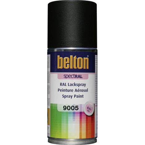 belton SpectRAL Lackspray 150 ml tiefschwarz matt Sprühlack Buntlack Spraylack