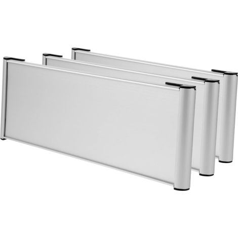 Lot de 3 Panneaux de Porte de Bureau Double Face en Alliage D'aluminium 12x30 Cm, Support D'affichage Personnalisable, Signalétique Professionnelle pour Murs et Portes (1/5)
