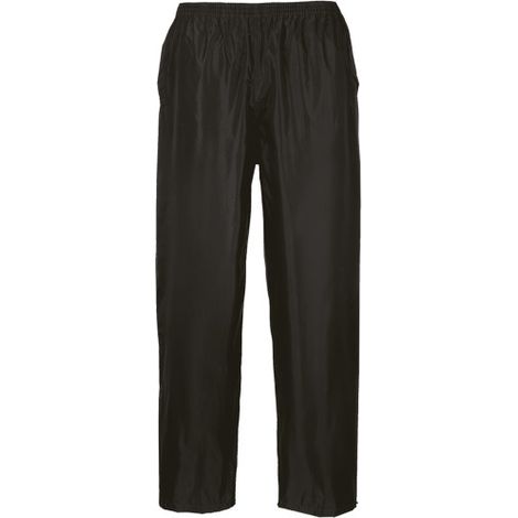 Pantalones de lluvia para uso sobre los pantalones, con t tobilleras ajustables Classic PORTWEST S441 M Negro