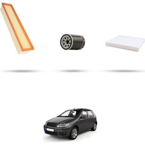 Kit tagliando 3 filtri compatibile con Fiat Punto III 1.2 8v 49kw dal 2014 (1/5)