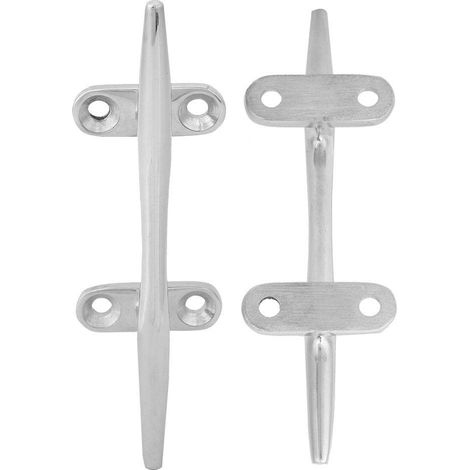Bitta di base leggera in acciaio inox lucidato a specchio per imbarcazioni (20 cm).