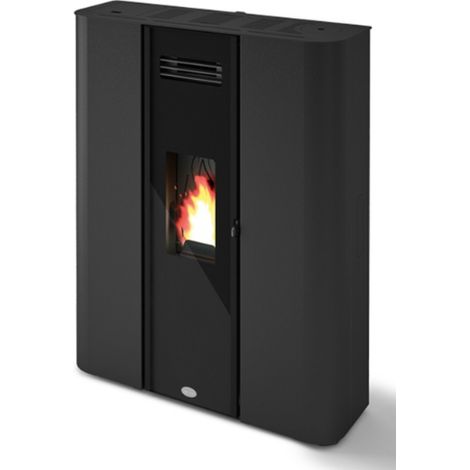 Estufa De Pellet Estanca Eva Calòr Slim DILETTA 901660800 Acabado Negro (1/4)