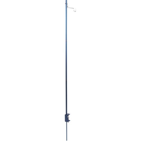 Support de lanterne de camping pliable en aluminium, léger et durable pour extérieur - Bleu marine (1/5)