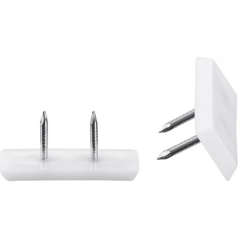 Patins antidérapants pour meubles avec clous, 31 x 12 mm, patins de protection carrés pour pieds de chaise, lot de 20 (1/4)