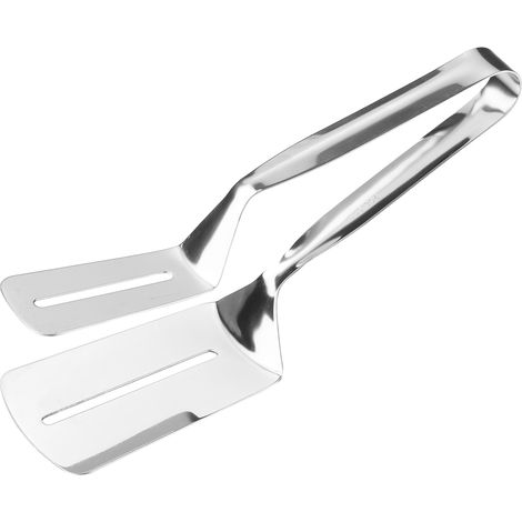 Küchenzange aus Edelstahl 304, Pfannenwender für gebratenes Steak, Pfannenwender für gebratenen Fisch, Pfannenwender für gebratenes Rindersteak, Steakzange, Küchen- und Grillutensilien (1/5)