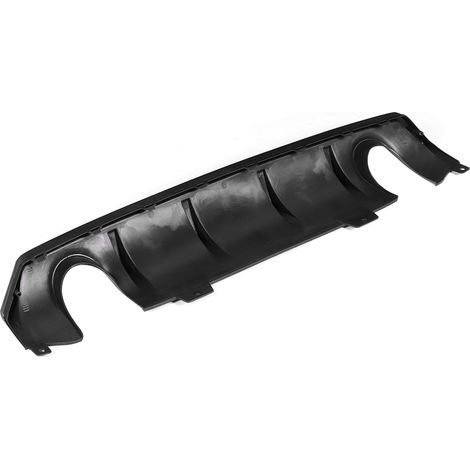 Heckstoßstangen-Diffusorlippe in Mattschwarz, passend für Honda Civic 4-Türer Limousine 2016–2018 (1/5)