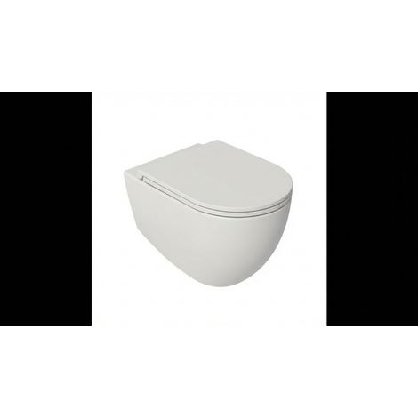 Vaso sospeso infinity easyfix bianco opaco